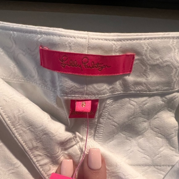 Lilly Pulitzer | 4.4Stars | 29" Kelly Textured Ankle Length Skinny Pant |$138.00 - Picture 4 of 6